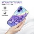 thumbnail image 5 of Casetego for iPhone 16 Case (2024),[Military Grade Drop Tested] Marble Pattern Design Slim Rugged Shockproof Protective Anti-Scratch Phone Cover for Women Girls Men,Light Purple, 5 of 7