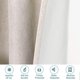 thumbnail image 3 of Cortinas opacas yuxing 100 % para dormitorio 2 paneles 52 x 84 pulgada, 3 of 5