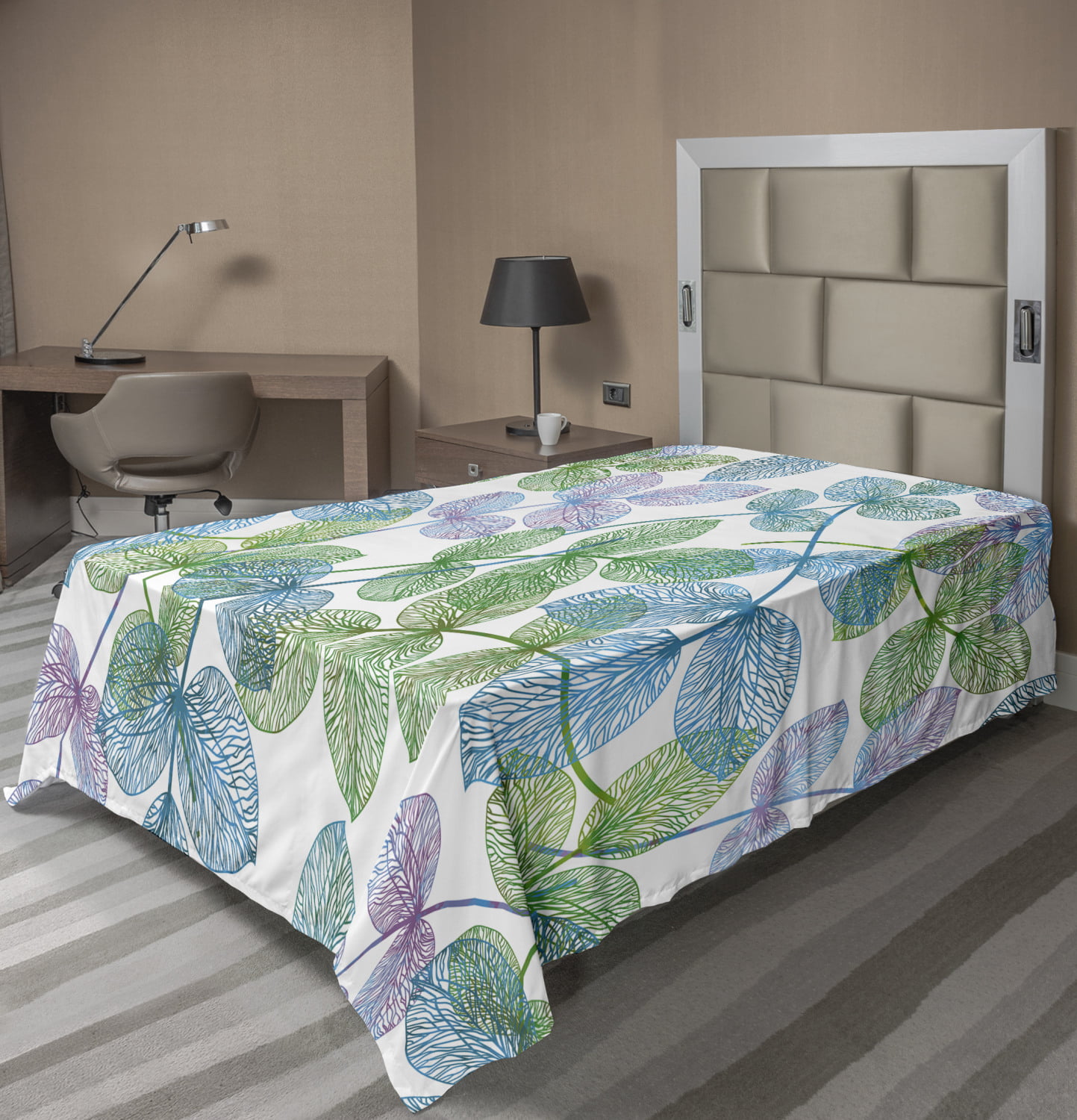 Ambesonne Ombre Art Flat Sheet Top Sheet Decorative Bedding 6 Sizes 