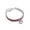 Pink, variant on Rhinestone Pet Collar, Sparkling 3 Rows Crystal Diamond Dog Collars, Adjustable Rhinestones Wedding Collar, Jewelry for Small Medium Large Pets, Cats, Dogs (White, Medium)