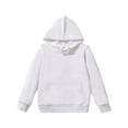 thumbnail image 2 of XXWXYD Kids Toddler Boys Girls Solid Patchwork Hooded Sweatshirt Pullover Thickened Warm Long Sleeve Cozy Winter Outfit 2025 Top, 2 of 4