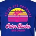 thumbnail image 4 of Inktastic Summer Enjoy the Sunshine Outer Banks North Carolina in Pink Long Sleeve Youth T-Shirt, 4 of 5