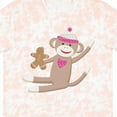thumbnail image 4 of Inktastic Sock Monkey Gingerbread T-Shirt, 4 of 5
