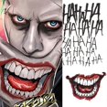 thumbnail image 2 of 26-27 Waterproof Temporary Tattoo Sticker Skeleton Clown Clown Pattern Tattoo Water Transfer Human Body Art Fake Tattoo Women And Men, 2 of 5