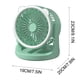 thumbnail image 3 of Mini Ventilador De Escritorio Con Luz Led, 3 Velocidades Y Batería Recargable Por Usb, Ventilador Portátil Para Colgar En Dormitorios, Escritorios De Oficina Y Camping Al Aire Libre., 3 of 9