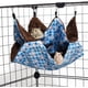 thumbnail image 2 of Hamaca de jaula para animales pequeños, hamaca para animales pequeños, hamaca de azúcar de 3 capas, accesorios para jaula de hámster, acogedora cama para animales pequeños para chinchillas, loros,, 2 of 5