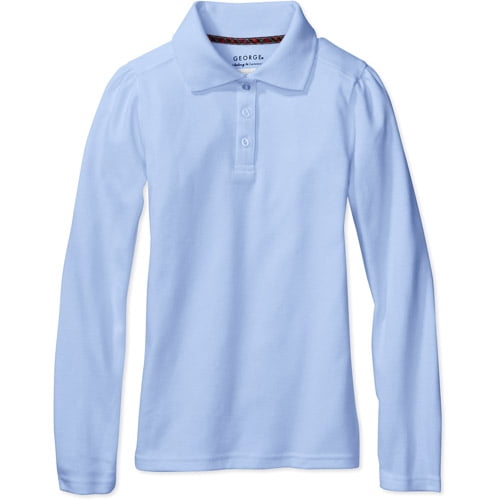 Long-Sleeve Polo Shirt - Walmart 