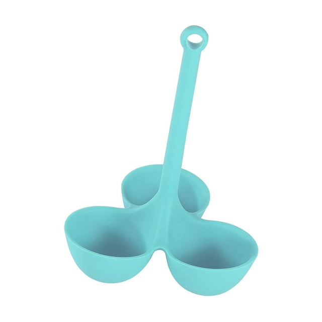 Egg Boiler Egg Steam Rack Multi Function Basket Holder Steamer Rack Eggs Basket Blue and 3 holes
