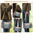 thumbnail image 4 of FORMRS Womens Shoulder Bag with Chain Strap Clutch Purse Cute Tote Handbag, Green Window Sea, 4 of 7