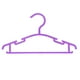 thumbnail image 1 of Percha infantil con pinza para pantalones Percha infantil de plástico para secar ropa Percha infantil de plástico grueso de colores, 1 of 1