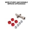 thumbnail image 4 of ZheElen RCGOFOLLOW Alliage d'Aluminium Forte Roue Hex Monter RC Adaptateur de Partie de Mise à Niveau pour 1/10 RC Roue Hex Monter MN- RC Voiture Partie Rouge, 4 of 6