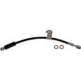 thumbnail image 2 of KarParts360 For Pontiac G6 2005 06 07 08 09 2010 Brake Hose | Stamped Steel Bracket | 14 inches Axis 1 Length | With Bracket | Black Color | Flexible Hose Type | Replacement For 15806768, 22729635, 2 of 5