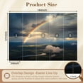 thumbnail image 3 of Enchanted Forest Wallpaper Rainbow Landscape After Rain Scenic River Dramatic Peel and Stick Wall Murals 100"H x 144"W Removable PVC Wall Paper Self-Adhesive Wall Paintings for Bedroom Living Room, 3 of 7