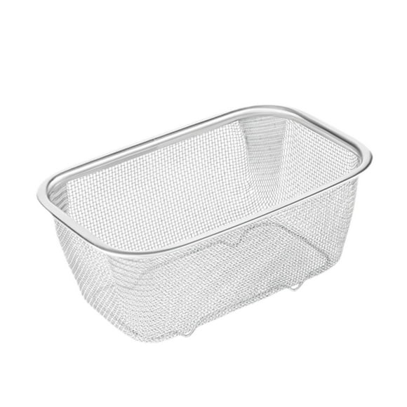Cesta de malla para freidora, bandeja para freír fácil de limpiar, colador de cocina, escurridor de aceite para restaurante, fiestas y pescado. 195 x 125 x 75 cm