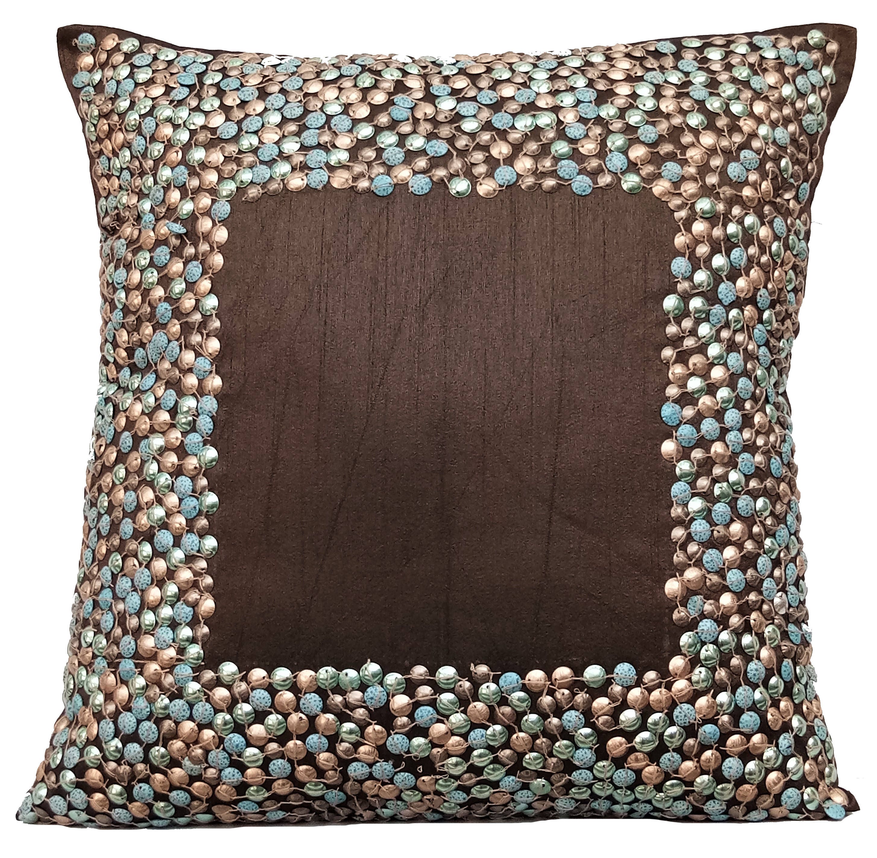 Pillow Cover, Decorative Pillow Covers 20x20 inch (50x50 cm) Brown