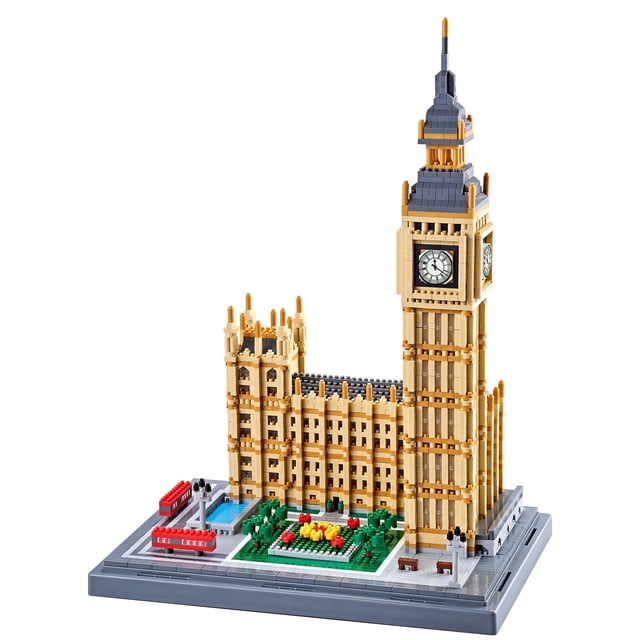 Conjunto de bloques de construcción BIDIUTOY Big Ben Architecture Model