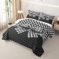 thumbnail image 3 of Erosebridal Teens Vintage Floral Bow Quilt King,Girls Ombre Polka Dots King Coverlet Set, 3 of 7