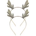 thumbnail image 1 of Glitter Reindeer Antlers Headbands Xmas Hair Band Headpiece Women Deer Hair Hoop Holiday Party Deco, 1 of 5