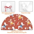 thumbnail image 4 of Yiaed Cute Poodle Dog Print Christmas Tree Skirt , Tree SkirtsTree Mat for Christmas Winter Holiday Indoor Decorations-36", 4 of 7