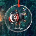 thumbnail image 4 of Personalized Black Bear Glass Christmas Ornament 2025, Cute Bears Xmas Ornaments Gift, Custom Name Black Bear Glass Ornament Gift for Men Women Son Daughter, Animal Lover Ornaments Christmas, 4 of 6