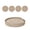 Khaki, variant on Woven Cotton Rope Coaster Set 7 Inch Round Absorbent Heat Resistant Mug Mats Durable Table Protection Pads for Drinks Tea Coffee Bowls Countertop Home Kitchen Dining Decor Gray 4