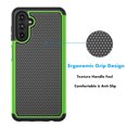 thumbnail image 4 of Galaxy A13 5G Case, Samsung A13 5G Sturdy Case, EBIZCITY [Tmajor] Galaxy A13 (6.5 INCH) Shock Absorbing Cases [Green] Hybrid Bumper Cute Defender Rugged Cover Plastic Outer & Rubber Silicone Inner, 4 of 8