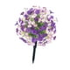 thumbnail image 5 of Flores artificiales Decoración del jardín topiario Vigidor de bricolaje Decedente de decoración de bodas Plantas con estaca para un regalo de paisaje Púrpura, 5 of 8