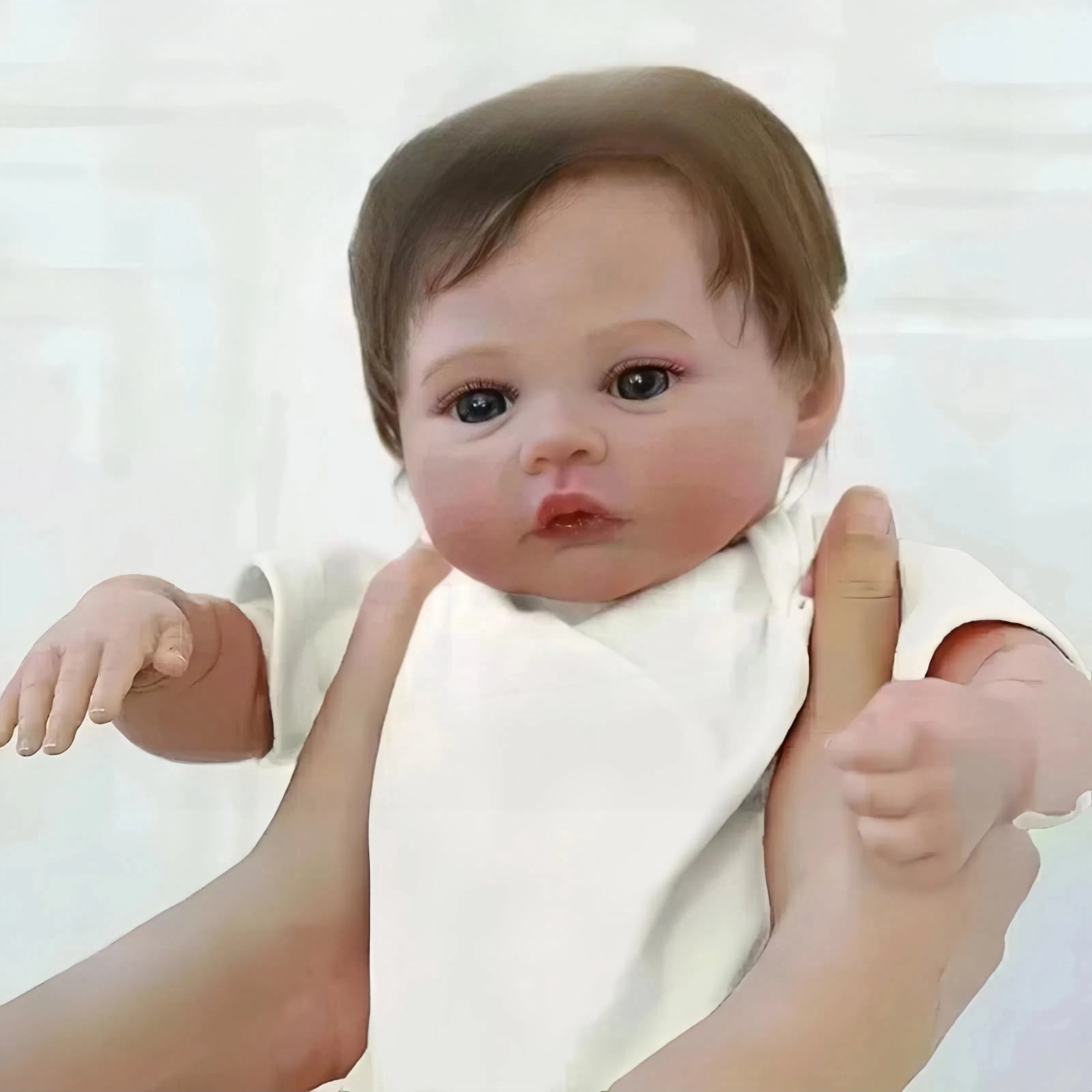 Adorable 18-Inch Reborn Baby Doll - Realistic Details, Handmade Look, Cuddly & Poseable - Perfect for Collectors & Gifts