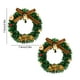 thumbnail image 3 of Corona Magnética de Navidad | Decoración de imán para frigorífico - Simulación festiva de decoración de resina para frigorífico | Multicolor | Imanes adhesivos para las fiestas | Pack de 2, 3 of 6