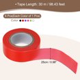 thumbnail image 2 of Uxcell Flagging Tape Non-Adhesive Plastic Neon Survey Marking Tapes for Tree Hunting Boundaries Red/Black/Purple/Yellow/White/Pink, 2 of 5