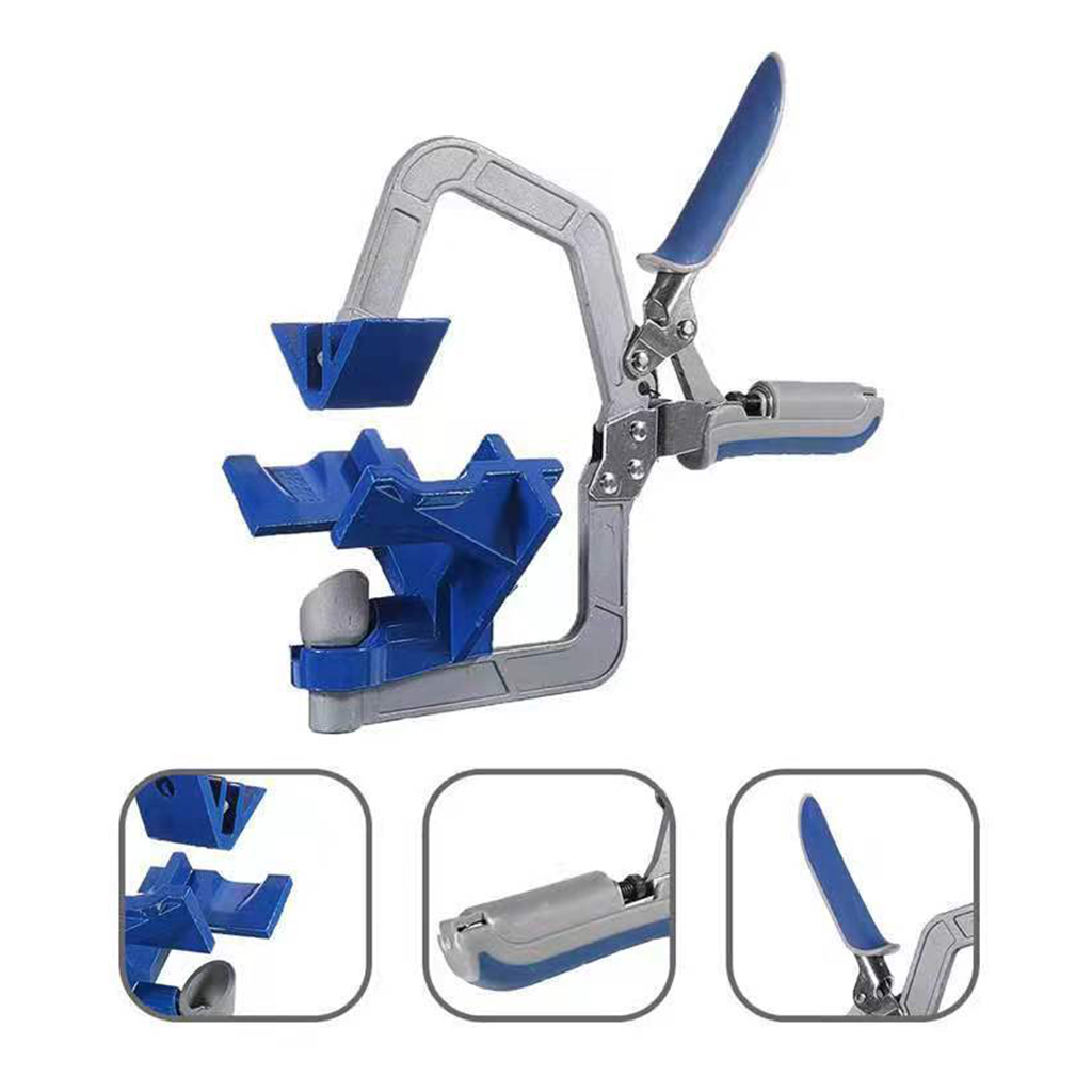 lanema Anti-skid Right Angle Woodworking Quick Clamp Pliers for Woodworking Carpenter Gift to Friends Who Love Carpentry