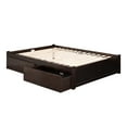 thumbnail image 2 of Concord Platform Bed with Flat Panel Foot Board and 2 Urban Bed Drawers, Multiple Colors, Multiple Sizes, 2 of 8