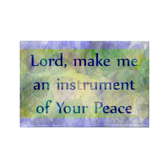 CafePress - Prayer Of St. Francis - Rectangle Magnet, 2"x3" Refrigerator Magnet