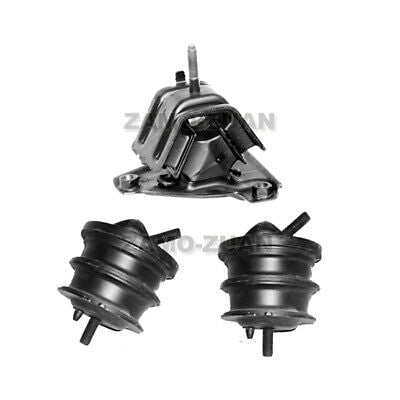Front Engine Motor Mount Set 3PCS. 1993-1995 for Acura Legend 3.2L A6554  A6515