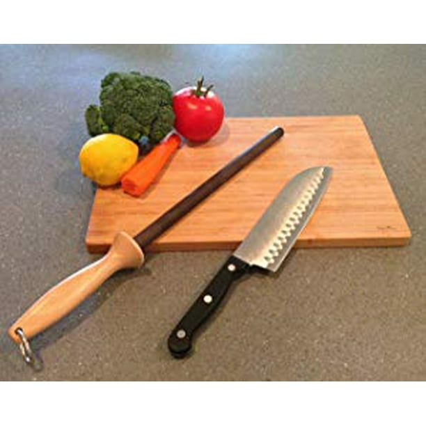 Mac Black Ceramic Honing Rod With Grooves 10 5 Inch Walmart Com Walmart Com