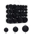 thumbnail image 7 of Bwiyojiz Christmas Decor Count 46pcs Velvet Balls Flocked Tree Ornaments Plastic Xmas Decorative Hanging Decoration, Gifts for Mom, Black, 7 of 7