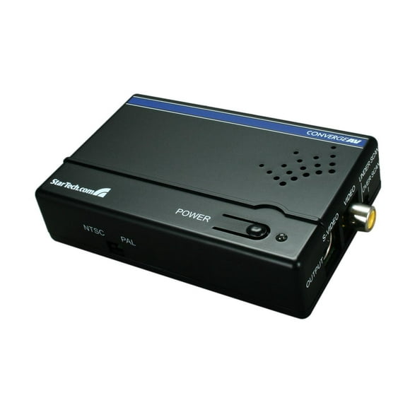 StarTech.com VGA2VID High Resolution VGA to Composite (RCA) or S-Video Converter - PC to TV Video Adapter - 1600x1200 RGB to TV