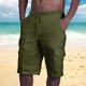 thumbnail image 2 of Pantalones Cortos Atléticos de Cuerda Elástica de Color Sólido para Hombre, Pantalones Cortos Atléticos de Cinco Puntos de Playa Y Casual para Hombres, 2 of 8