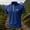 Dark Blue, variant on Blczomt Blue Mens Shirts Short Sleeve Oversized Summer Athletic Tees Quick Dry Big and Tall Mens Clothes
