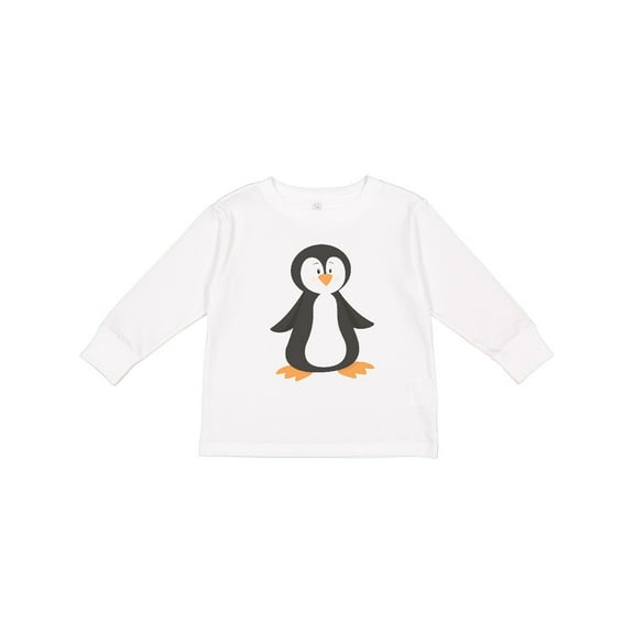 Inktastic Cute Baby Penguin Boys or Girls Long Sleeve Toddler T-Shirt