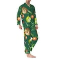 thumbnail image 2 of Uemuo Vegan Pattern 2-Piece Loungewear Set - Men’s Soft Sleepwear, Cozy Winter PJs, Comfy Sleep Set-X-Large, 2 of 7