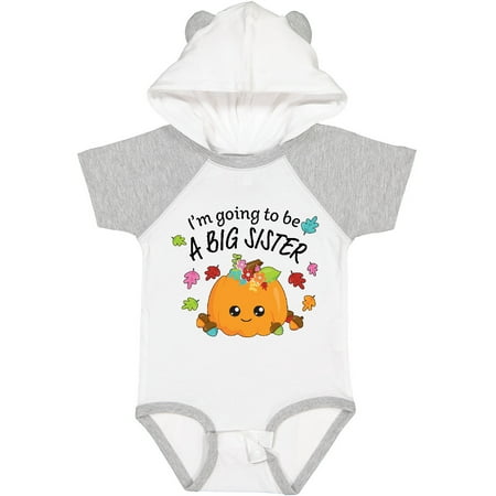 

Inktastic I m Going to Be a Big Sister- Cute Halloween Pumpkin Gift Baby Girl Bodysuit