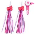 thumbnail image 1 of Manillar de ciclismo para niños, timbre con sonido fuerte y borlas para bicicleta, color rosa YUNYI BRAND Deportes, 1 of 8