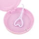 thumbnail image 3 of Estuche portátil para retenedores, protector bucal, cubierta bucal, cajas de almacenamiento duraderas para dentaduras postizas rosado, 3 of 3