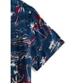 thumbnail image 3 of Wonder Nation Toddler Boys Patriotic Camp Shirt with Short Sleeves, Sizes 12M-5T, 3 of 3