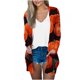 thumbnail image 2 of Puntoco Abrigo Mujer Impresión Manga Larga Casual Tops Blusa con Bolsillo Cárdigan Outwear Liquidación Puntoco Puntoco-1, 2 of 5