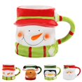 thumbnail image 4 of BOBOMOTI Christmas Holiday Coffee Mug Christmas Birthday Gifts for Family Friends Xmas Decorative Mugs, 4 of 7