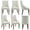 Beige, variant on MIKIBAMA Set of 2 Blue Linen Channel Tufted Upholstered Dining Chairs Sturdy Solid Wood Legs for Dining Room