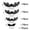 E, variant on Halloween Creatives Hollowed-out Bats Decoration-Black Three-dimensional Bats Wall Stickers Refrigerator Stickers A Variety Of Styles To Choose From