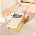 thumbnail image 5 of TIELUTT Multifunctional Vegetable Cutter and Slicer Kitchen Gadget for Effortless Grating Shredding Food Grater Cilantro Chopper Make Life Easier Gadgets for Her Home and Kitchen Cool Gadgets, 5 of 5